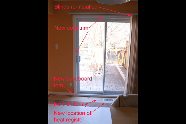 Job complete - ready for new vinyl flooring!